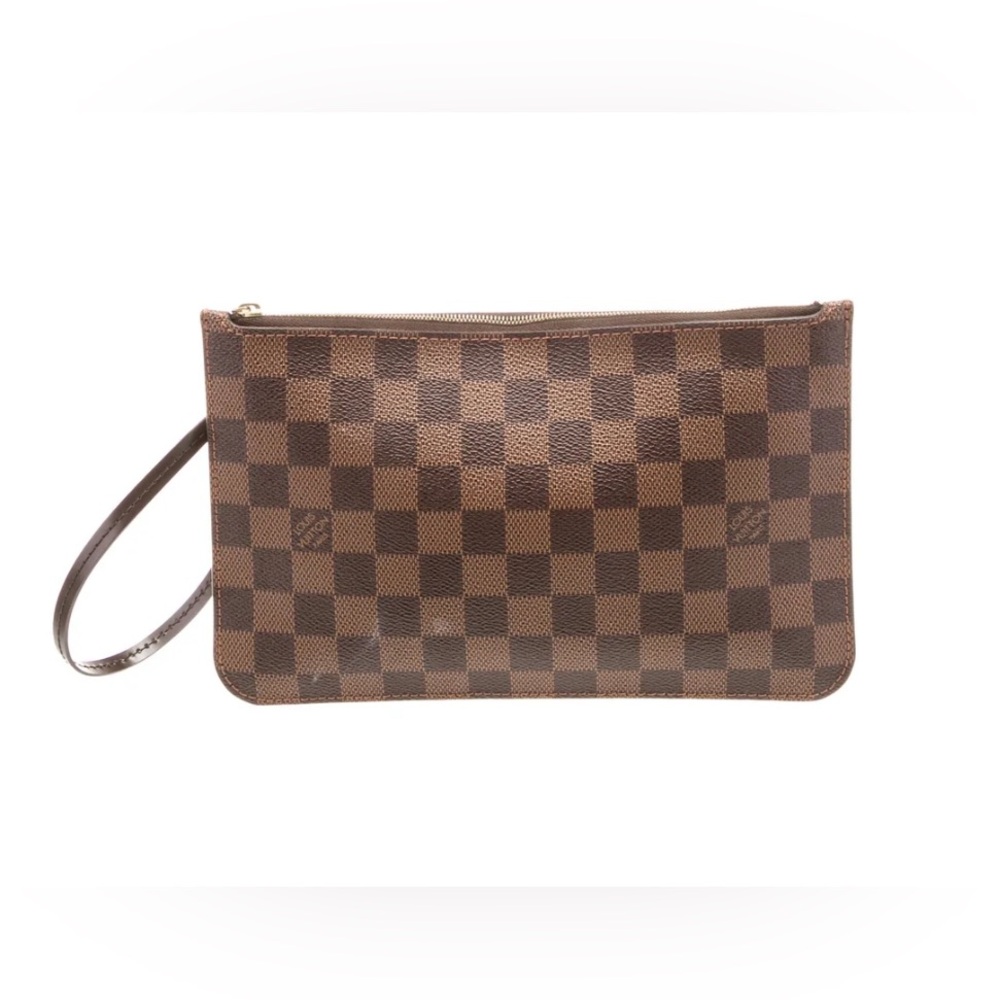 SOLD-Louis Vuitton Damier Ebene Neverfull Pouch